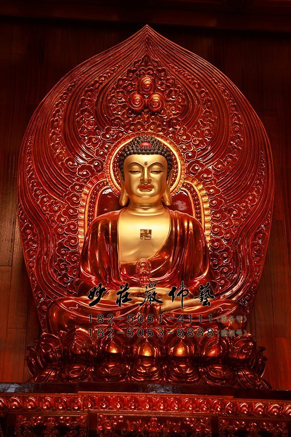 釋迦佛正面近照